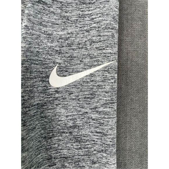 Nike Dri Fit Leggings Women M Gray Athletic Stretch Workout Pants Athleisure - Picture 2 of 8